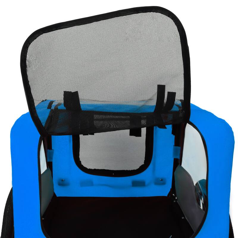 Pet Bike Trailer Dog Cart for Bicycle,Suitable for Small and Medium Pets, Easy Folding Cart Frame, Non-Slip Floor