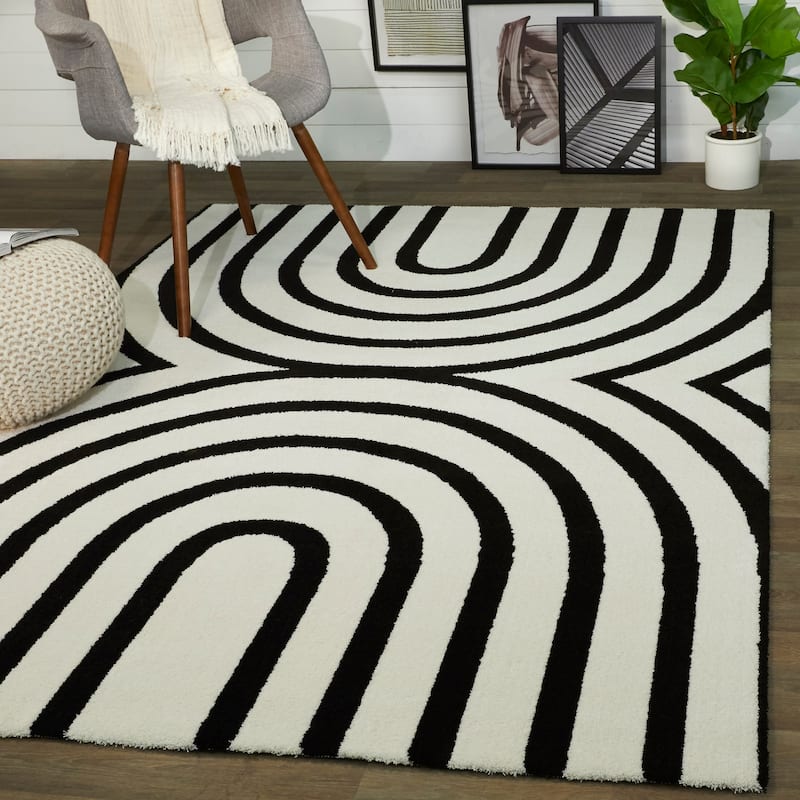 Thompson Contemporary Arches Area Rug - 7'10" x 10'