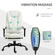 preview thumbnail 11 of 9, Vinsetto 7-Point Massage Office Chair High Back Executive Recliner