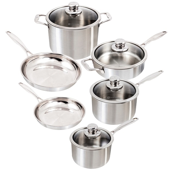 Kitchen Academy 15-piece Nonstick Granite-coated Cookware Set - On Sale -  Bed Bath & Beyond - 31126309