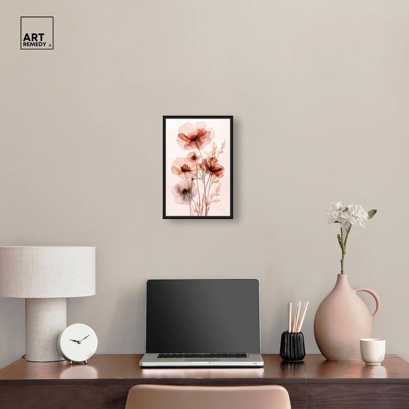 Petal Dye I Canvas by Art Remedy