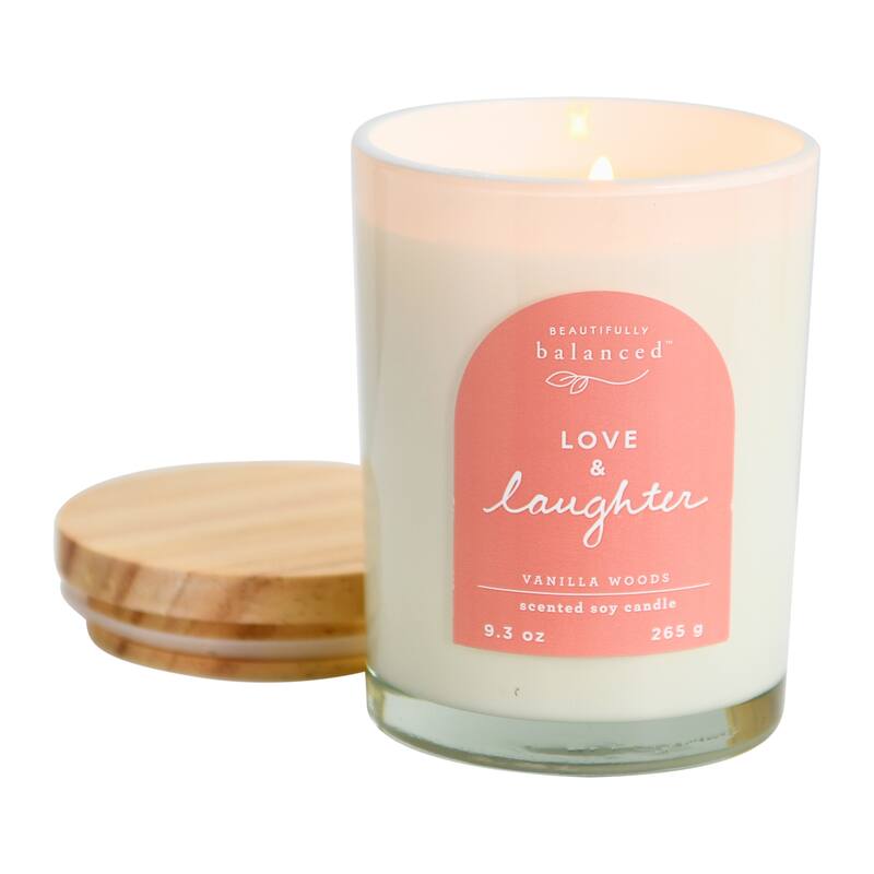Beautifully Balanced Lidded Glass Scented Candle