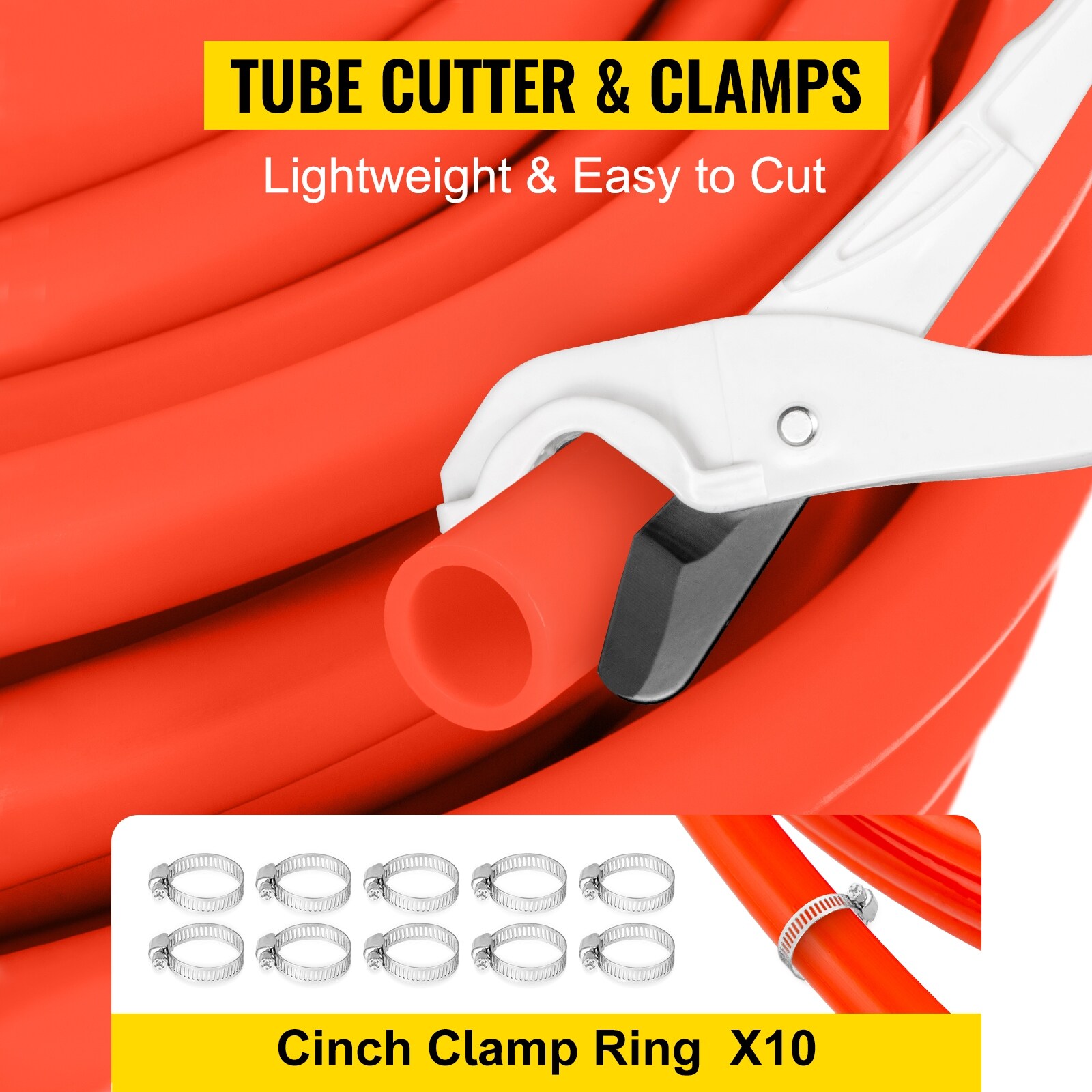 Transfer Plates Pex Fittings VEVOR Roll Of 1/2 PEX-AL-PEX Tubing