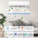 preview thumbnail 2 of 7, White Split Air Conditioner 12000BTU ,Ductless Inverter Heat Pump, 208-230V 17SEER2,Min Split AC/Heating System, Energy Saving
