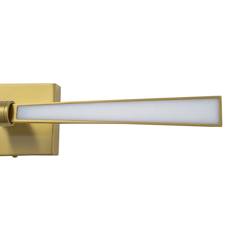 2-Light LED Modern Rotatable Vanity Light for Bathroom