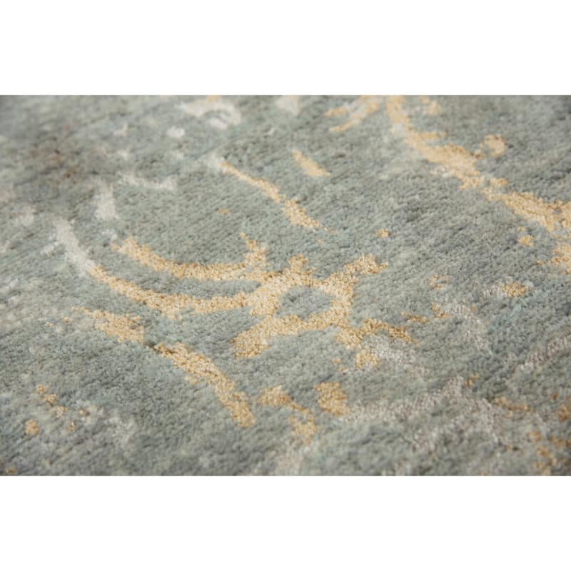 Alora Decor Essential Grey Scroll Wool Blend Rug