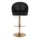preview thumbnail 55 of 84, Porch & Den Livesey High Back Adjustable Bar Stool with Rounded T Footrest (Set of 2)