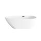 Option Glossy White with Matte Black Trim
