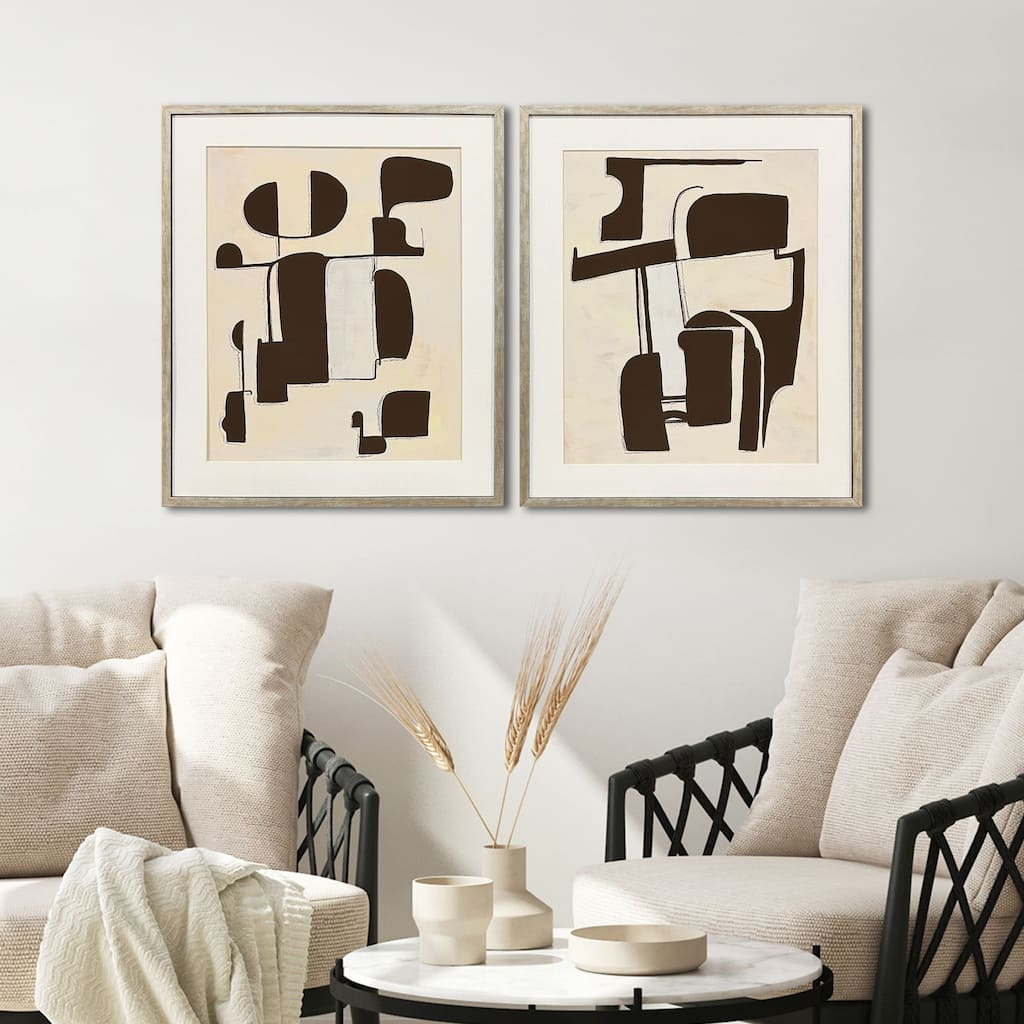 Paragon Enigma Framed Art - Set of 2