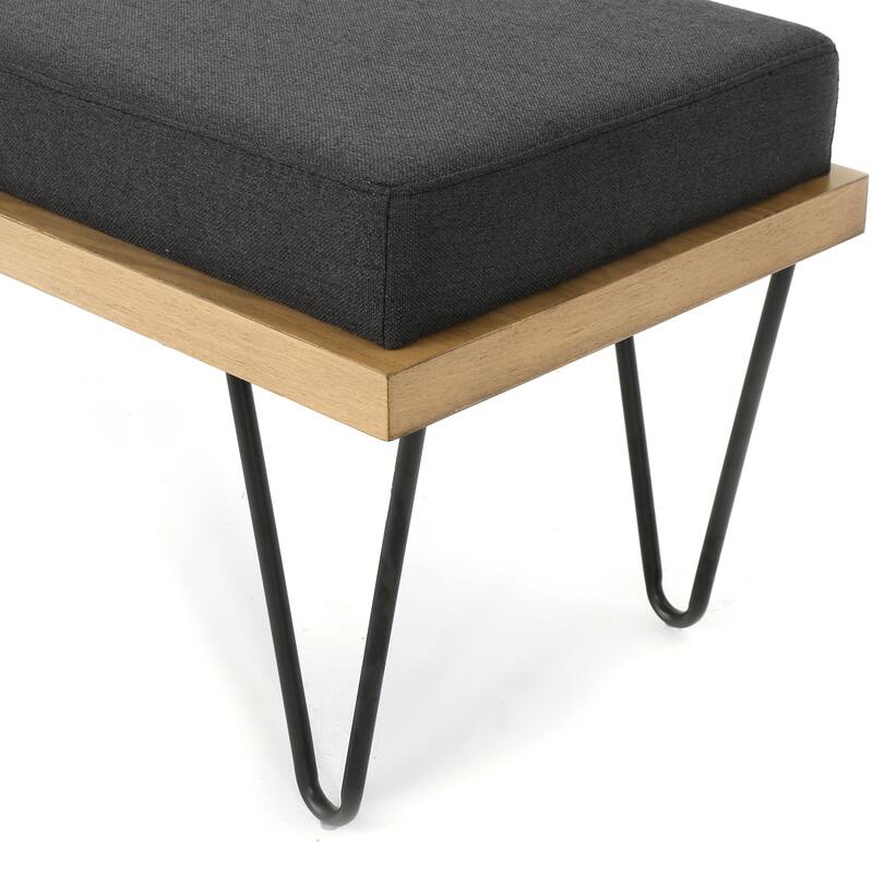 Mid-century Modern Upholstered Bench