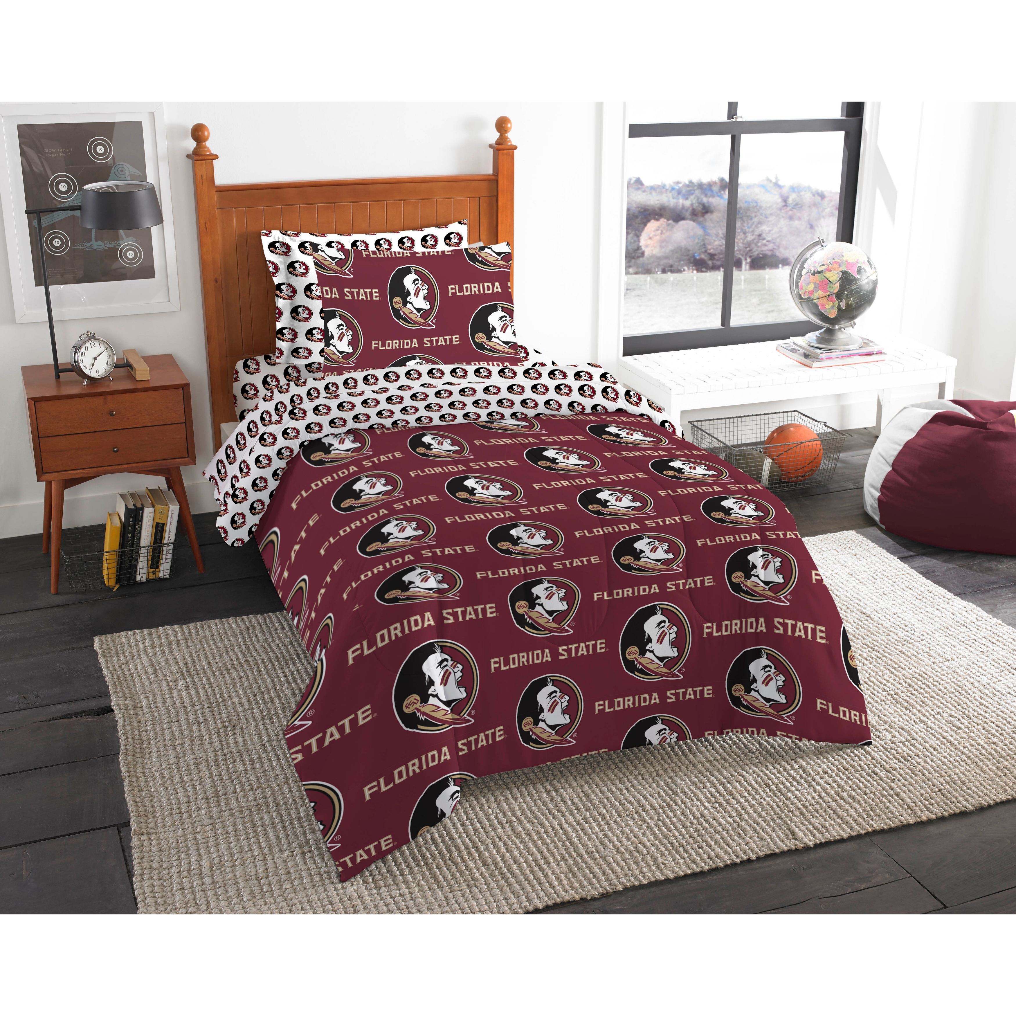 Sweet Home Collection 7 Piece Comforter Set Bag Soft Down Alternative  Blanket Bed Sheets, King, Checkered Box : Target