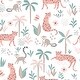 preview thumbnail 5 of 3, Lambs & Ivy Enchanted Safari Animals 100% Cotton Jungle Baby Fitted Crib Sheet