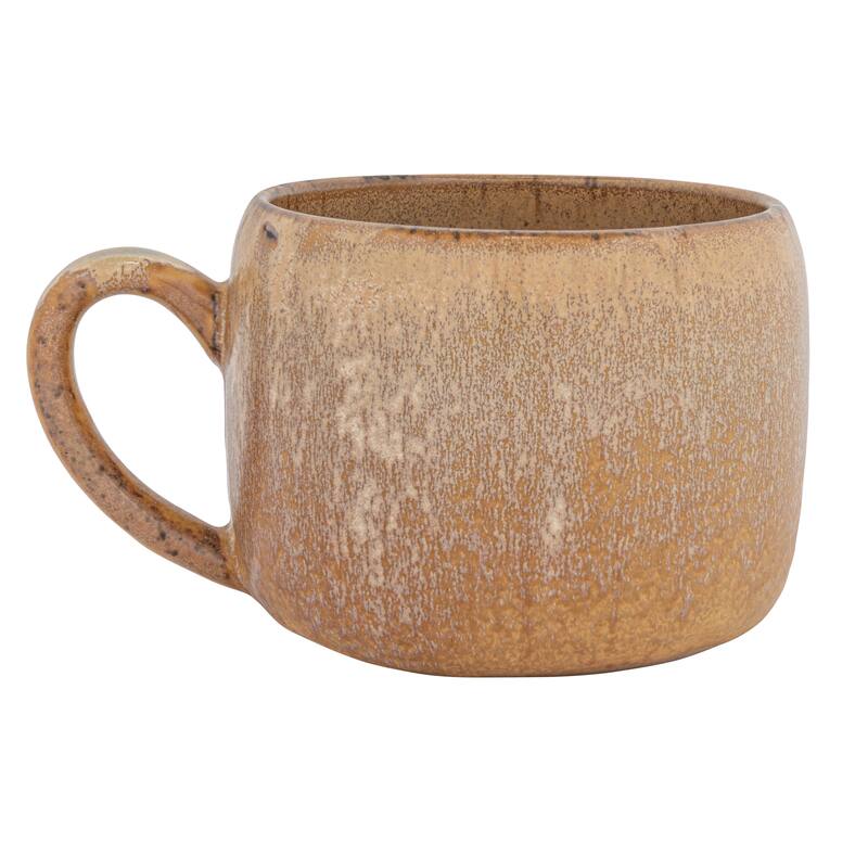 Stoneware Mug with Rustic Finish - 5.5"L x 4.1"W x 3.1"H