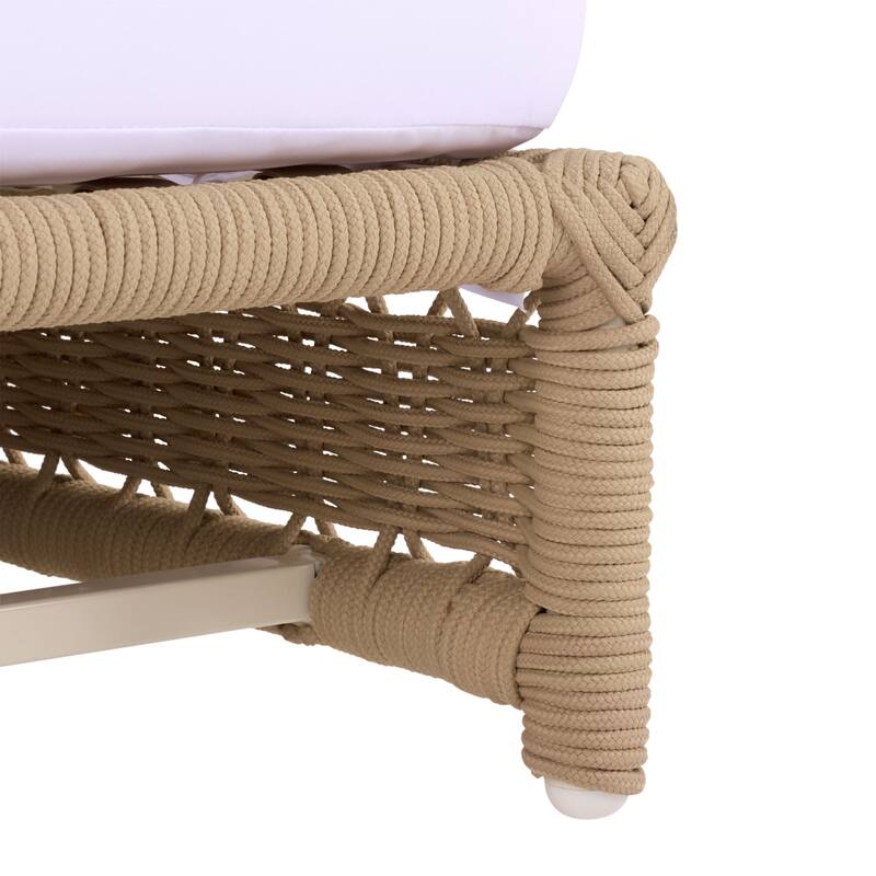 SAFAVIEH Outdoor Living Callan Lounger - 75"W x 26"D x 13"H