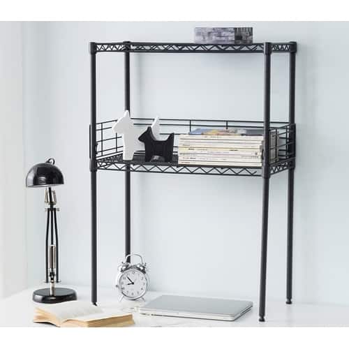 Suprima® Mini Desktop Carbon Steel Bookshelf - Small Version by DormCo