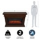 preview thumbnail 31 of 31, Real Flame Beau Electric Landscape Fireplace 58.5"