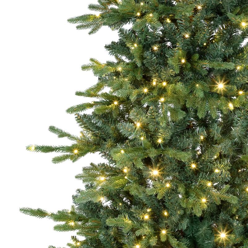 Real Touch™ Elite Pre-Lit Breckenridge Pine IPT Artificial Christmas Tree - 7' Dual Color LED - 7 Foot
