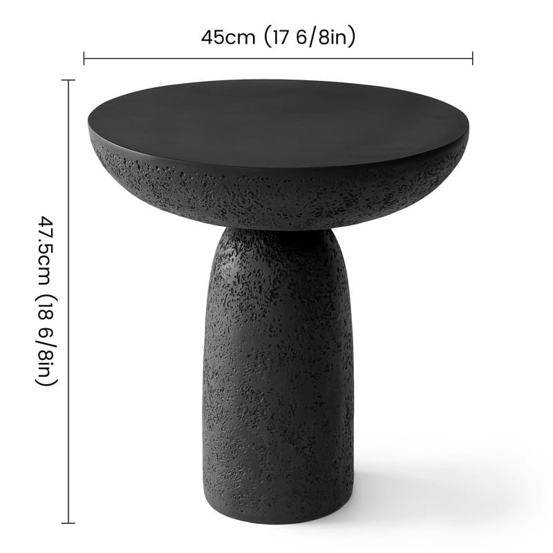 Round Side Table End Table
