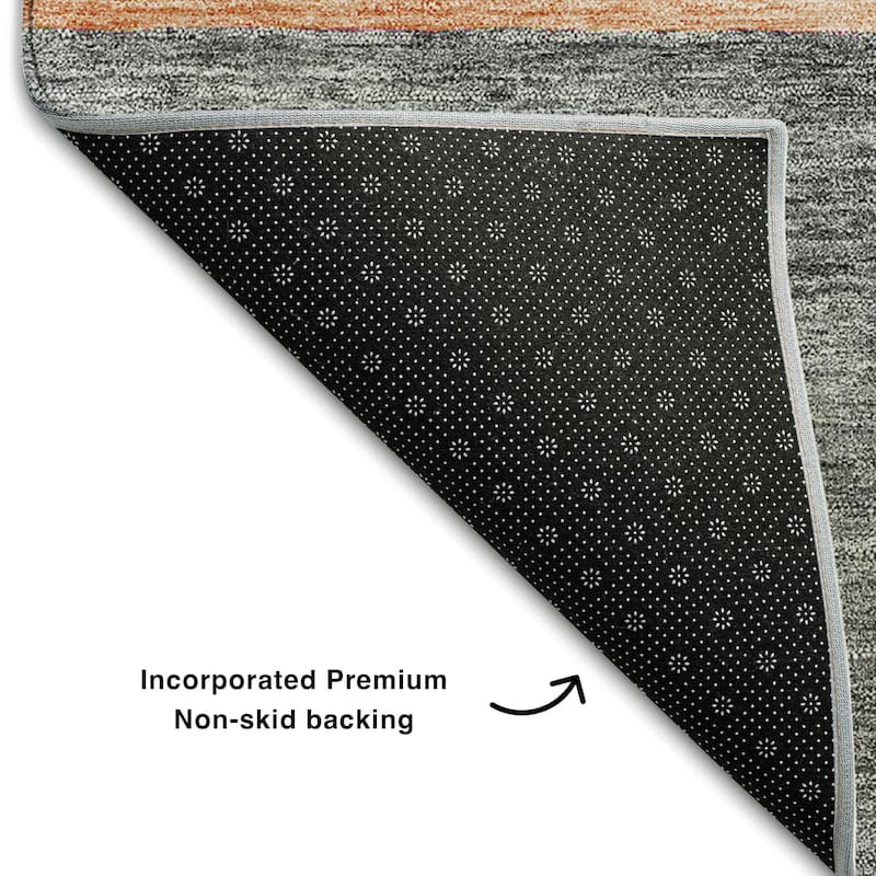 Premium Washable Super Soft Contemporary Deco Mayfield Rug