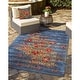 preview thumbnail 6 of 12, Lush Decor Marina Suzanie Indoor/Outdoor Pillow Blue
