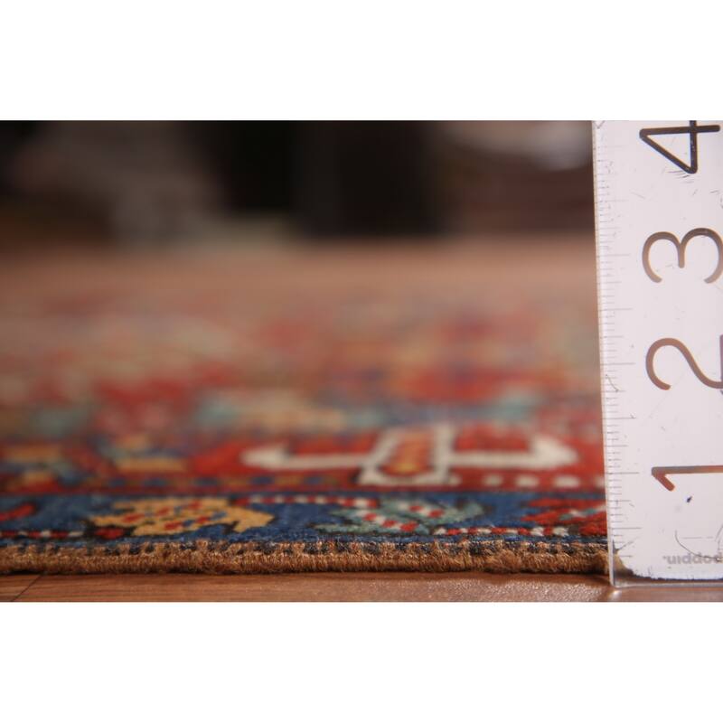 Vegetable Dye Antique Heriz Serapi Persian Runner Wool Carpet - 3'5" x 10'4"