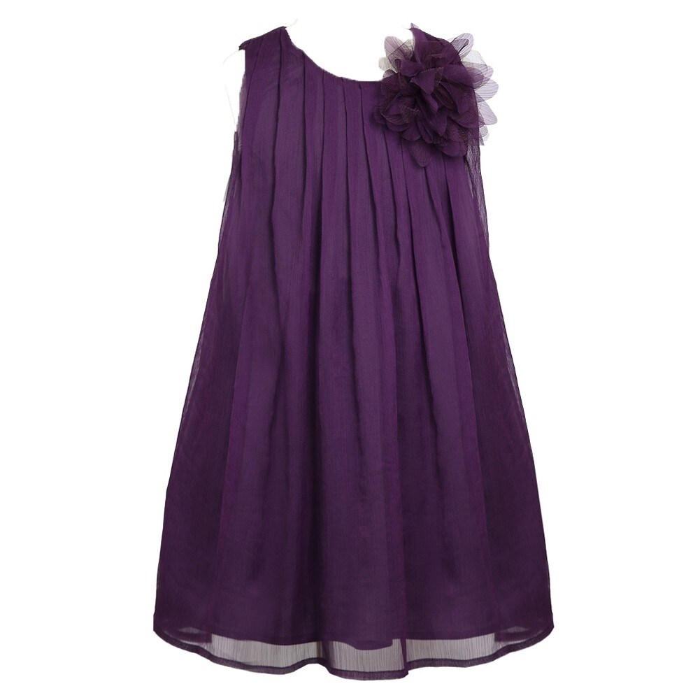 plum junior bridesmaid dresses