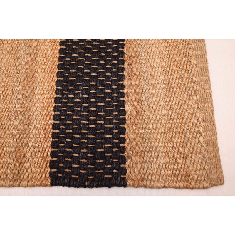 ECARPETGALLERY Flat-Weave Palas Denizli Tan Jute Rug - 5'5 x 7'8