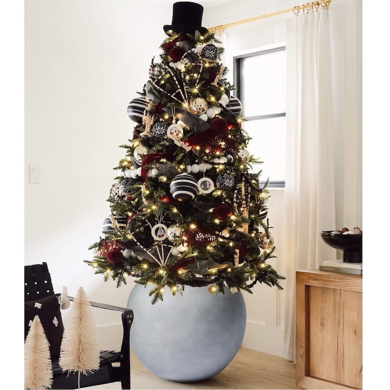 DreamPatio Riverside Fiberstone Composite Ball Planter for Indoor/Outdoor - Smooth Automotive 2K Coating