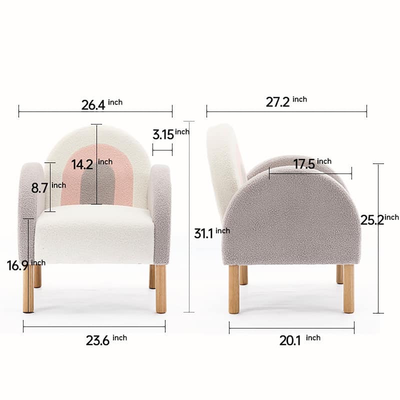 Rainbow Accent Chair