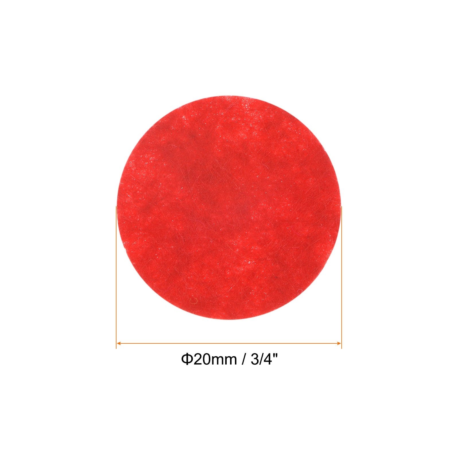 Round Felt Circles, Pre Cut Felt Craft Pads Non-Woven Mini Felt Fabric Circles for DIY Sewing Handcraft Cut Projects Craft