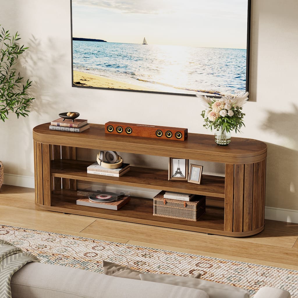 TV Stand for TVs up to 55 Inches, 47.2-Inch Entertainment Center