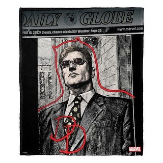 Marvel Daredevil Daily Daredevil Silk Touch Throw Blanket - Bed Bath ...