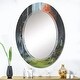 preview thumbnail 8 of 8, Designart 'Samurai Standing In Waterfall Garden With Swords' Printed Traditional Wall Mirror 24in.x36in.