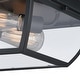 preview thumbnail 3 of 9, Vaxcel Lighting Granville 2 Light Outdoor Flush Mount Ceiling Fixture