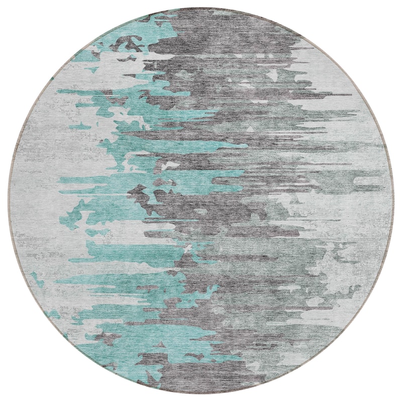 Machine Washable Indoor/ Outdoor Chantille Modern Ombre Rug