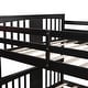 preview thumbnail 15 of 23, Twin Over Full Bunk Bed, Converted into 2 Beds, Solid Wood Bunkbeds Bedframe with Safety Rail and Ladder, for Kids/Teens Bedroom