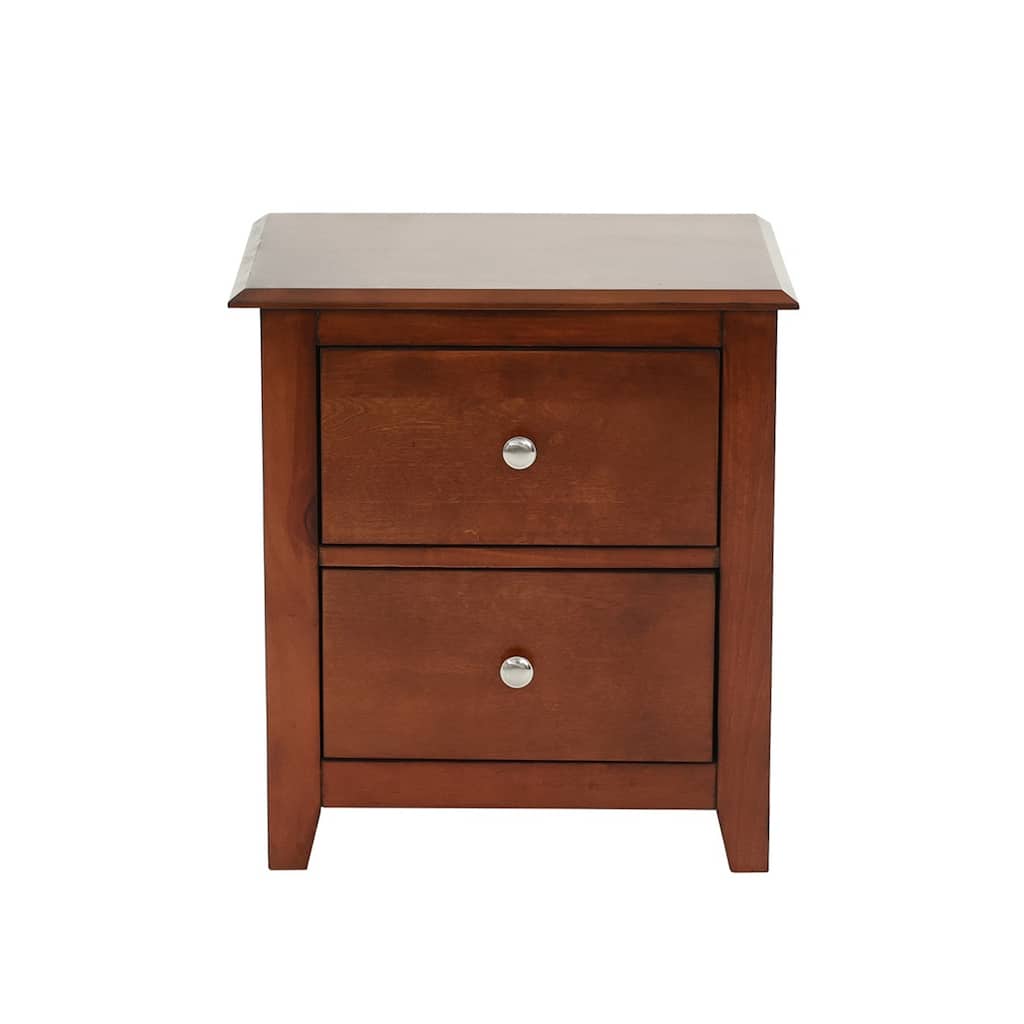 Selma Nightstand With 2 Drawers Storage