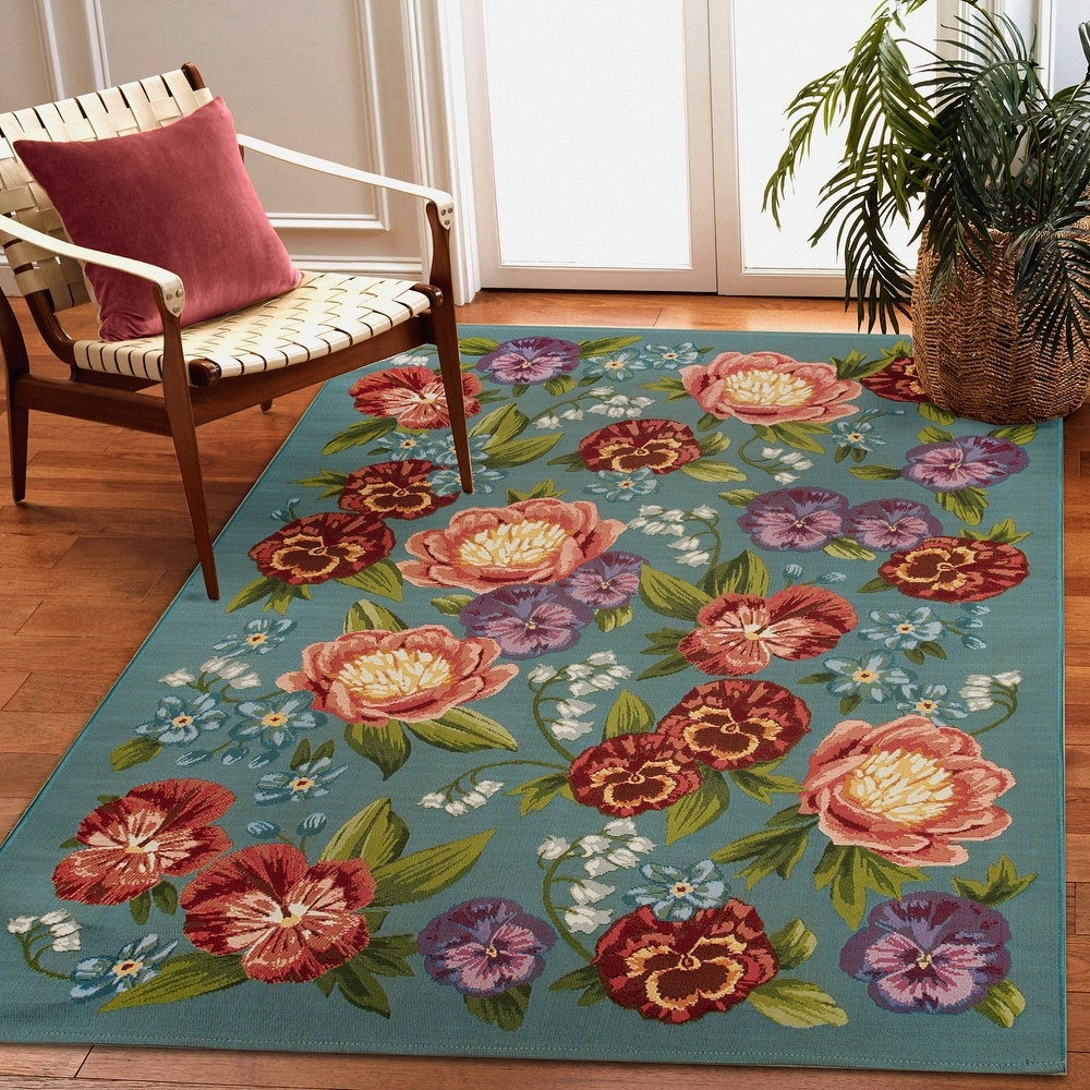 Liora Manne Marina Secret Garden Indoor/Outdoor Area Rug
