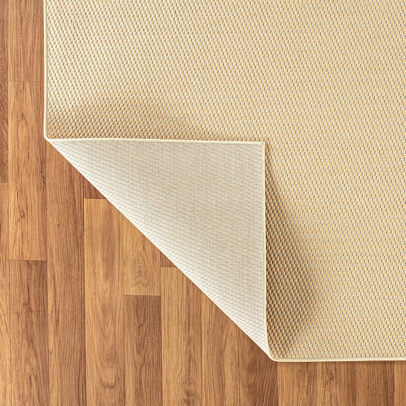 Solid Indoor/Outdoor Flatweave Waterproof Backyard Patio Area Rug