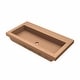 preview thumbnail 61 of 93, Trough 3619 Bathroom Sink Terracotta - No Faucet Hole