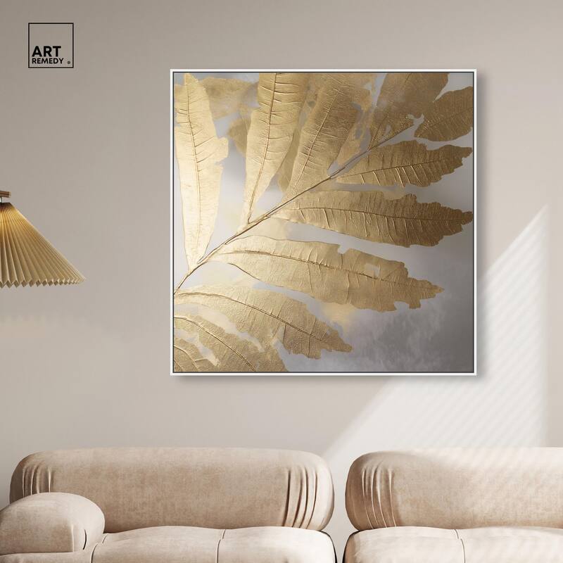 Golden Canopy (I) Canvas by Art Remedy