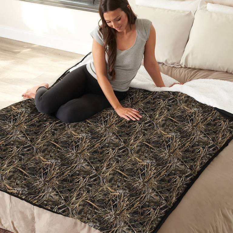 Realtree Silk Touch Sherpa Throw Blanket - Overstock - 34153843