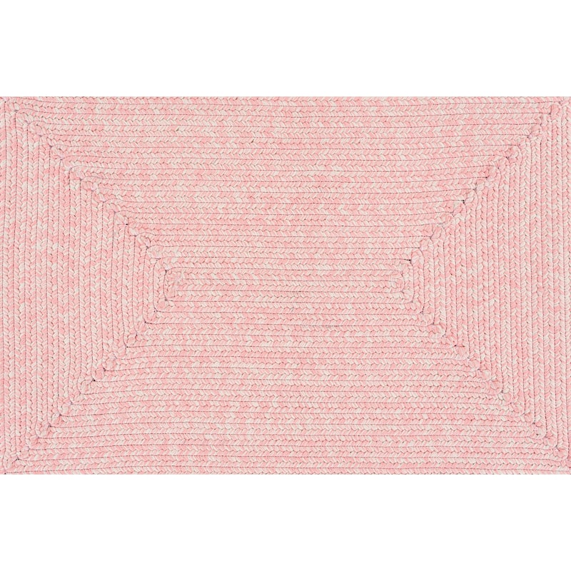 Livabliss Sharrah Indoor/ Outdoor Solid Braided Area Rug