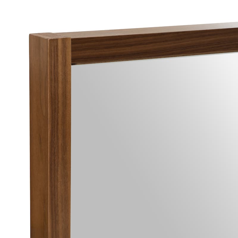 Nova Domus Berlin Modern Walnut Mirror - Brown
