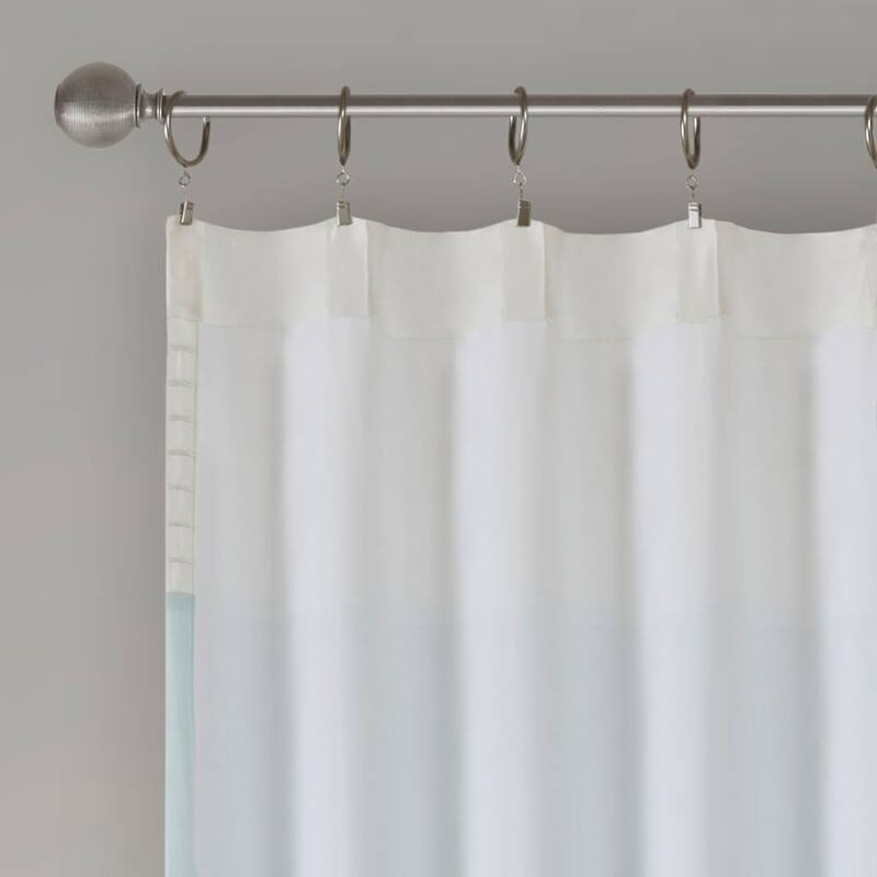 Polyoni Pintuck Curtain Panel(Only 1 Pc Panel)