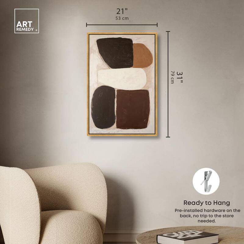 Asymmetrical Balance I Canvas by Art Remedy
