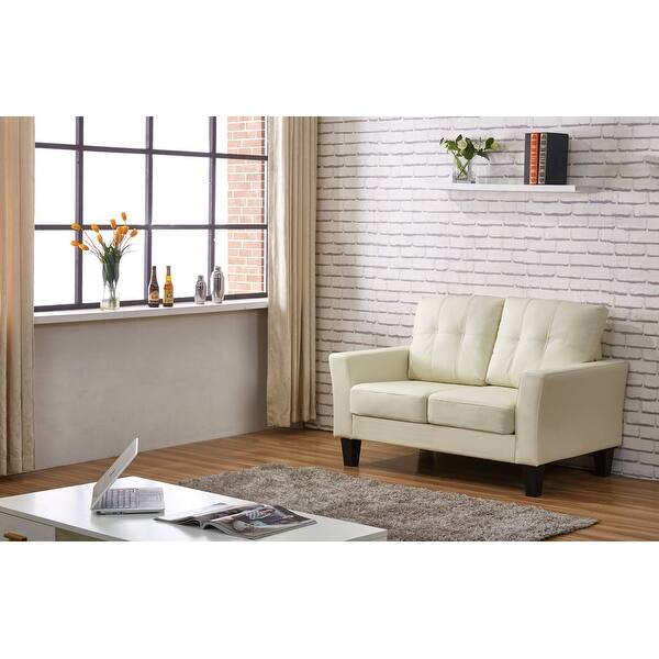 slide 5 of 5, US Pride Furniture Feathery devil Modern Upholstered Loveseat