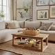 preview thumbnail 12 of 45, Hyacinth Seagrass Oval Storage Baskets with Wooden Handles Woven Bins