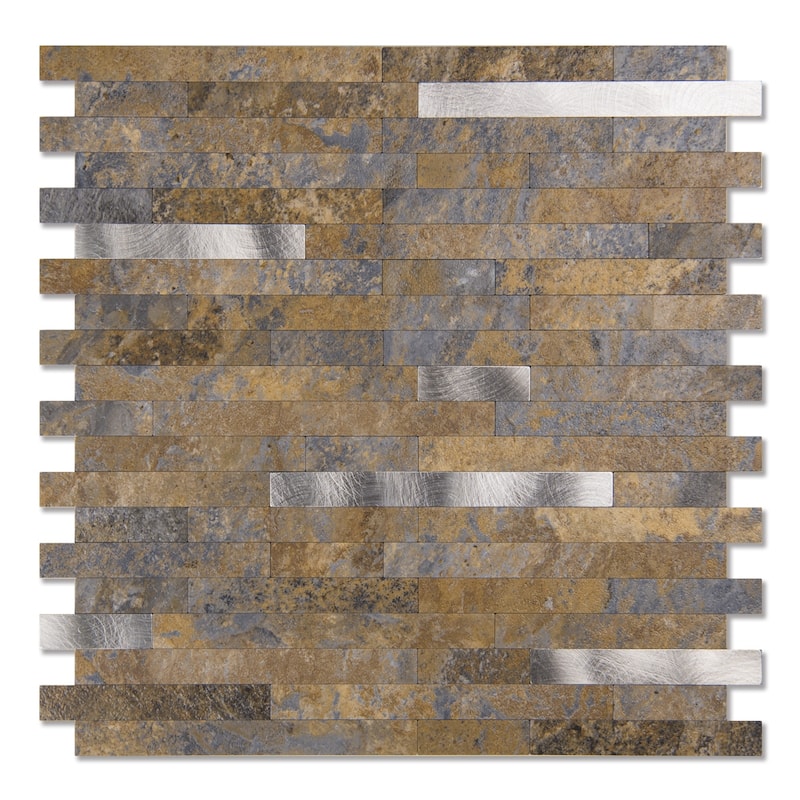 Art3d Peel and Stick Stone Backsplash Tile for Kitchen Bathroom(10 sq.ft/box)