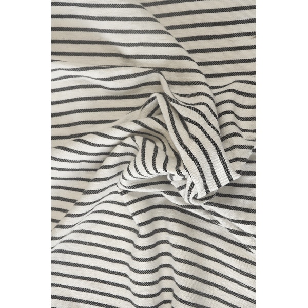 Black and ivory shop throw blanket